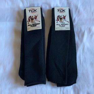 NWT 2 Pairs of Black All Sport Socks Size Medium